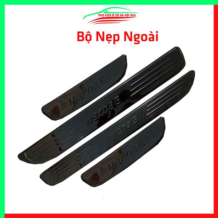 Ốp bậc cửa nẹp bước chân TITAN ô tô Mazda 6 2015-2019 chống trầy bảo vệ xe