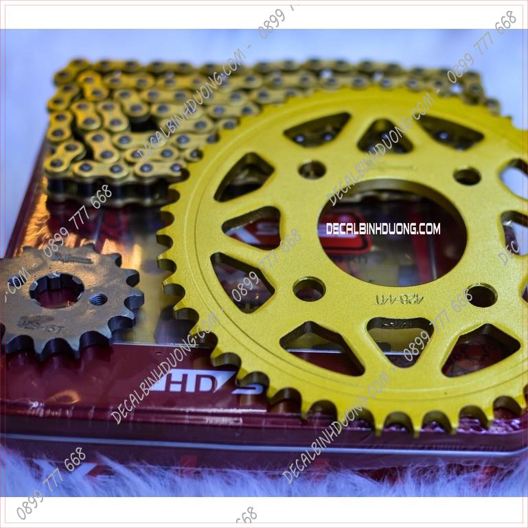 Nhông Sên Dĩa Xsteel Dành Cho Exciter 150-135-Winner Chính Hãng X1R - Nhông Xích Xe Exciter 150