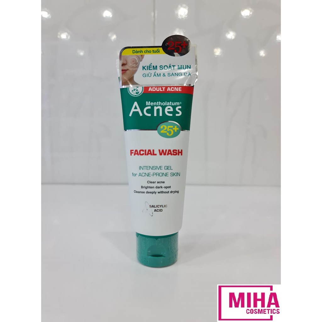 Sữa Rửa Mặt Dạng Gel Ngăn Ngừa Mụn Dành Cho Tuổi 25+ ACNES Facial Wash 100g