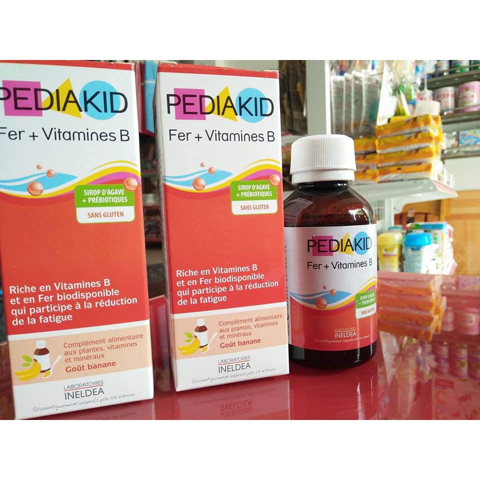 Pediakid Fer và Vitamin B bổ sung sắt và vitamin nhóm B cho bé