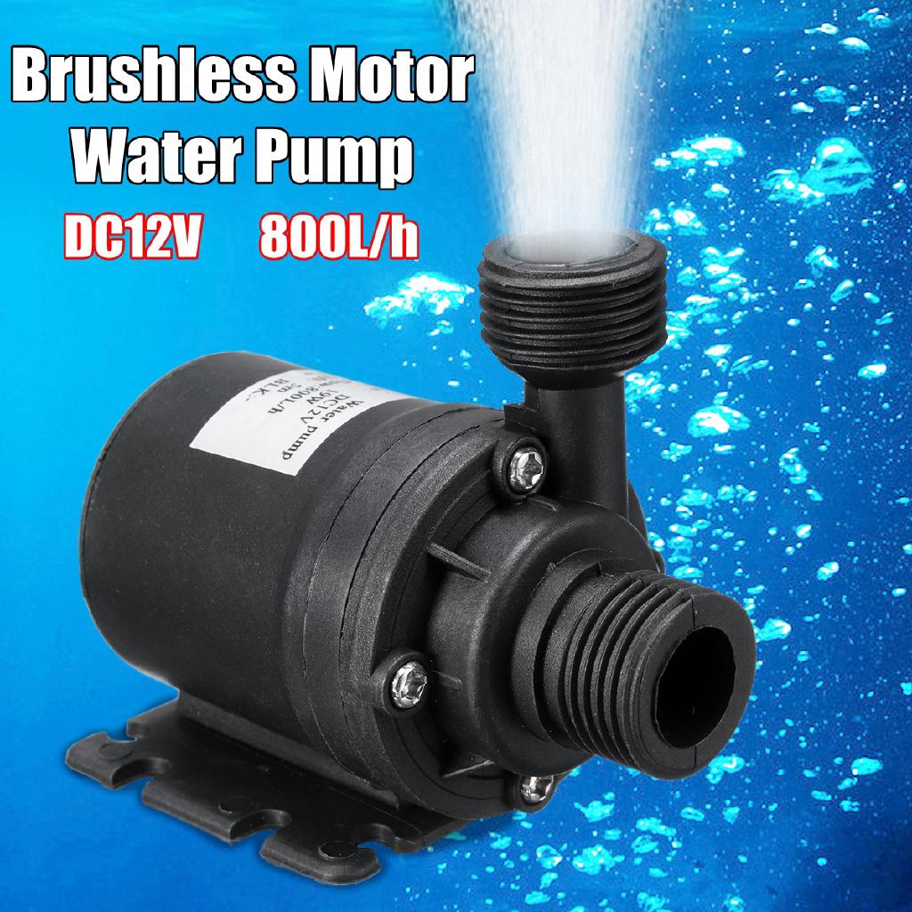 Máy bơm nước động cơ không chổi than 800L/H 12V DC 5M chuyên dụng