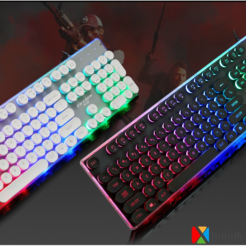 Bàn phím giả cơ cổ điển có dây có đèn led Eweadn Classic GX60 Xgamingstore -dc2868