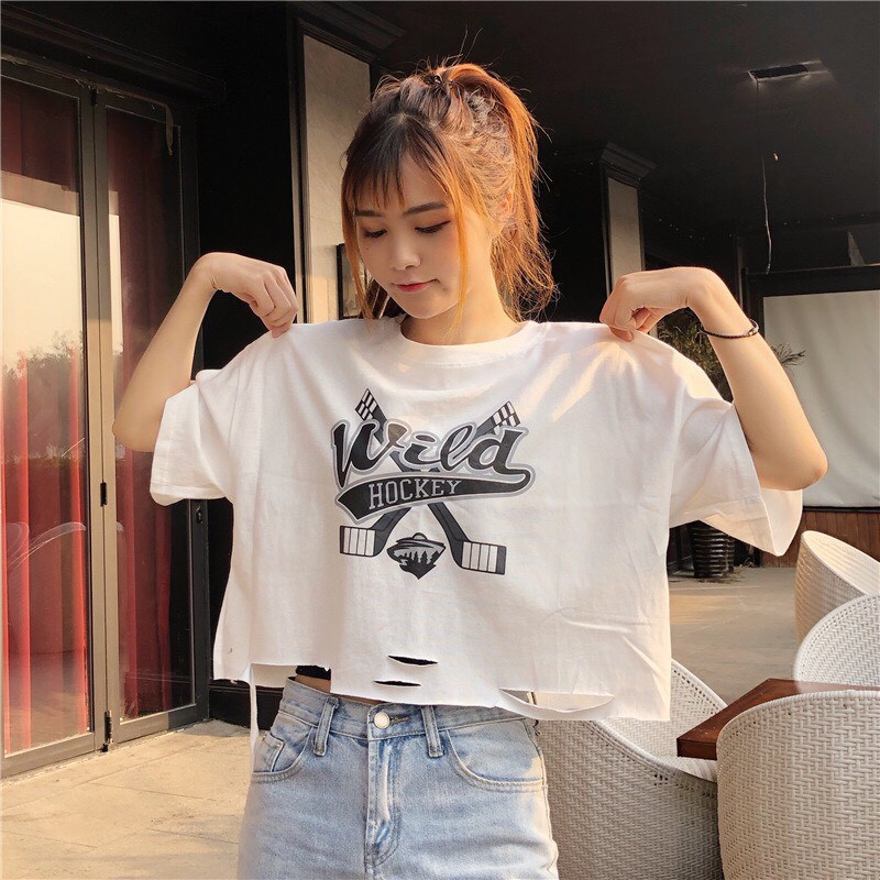 [Mã WASKT410K giảm 10K đơn 50K] Áo Croptop Nữ WILD Freesize dưới 58kg | BigBuy360 - bigbuy360.vn