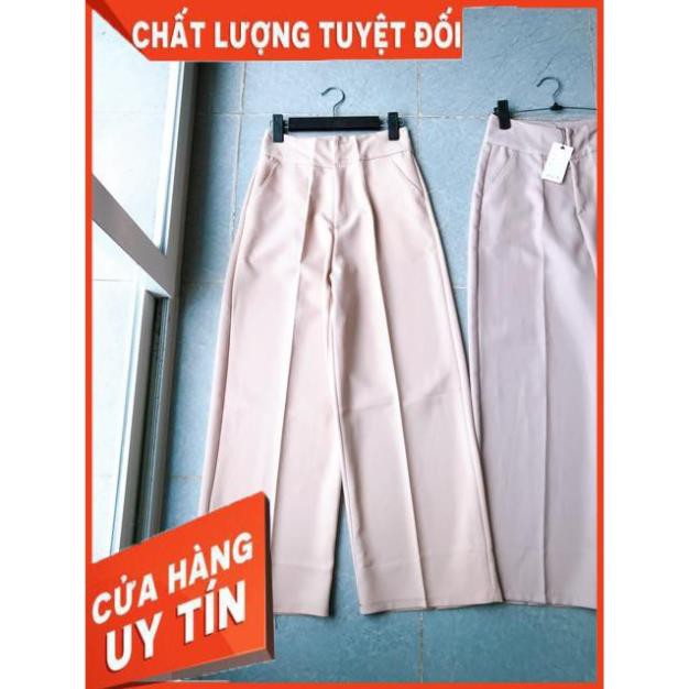 QUẦN TÂY SUÔNG DÁNG SIÊU DÀI 100cm vải dày đẹp ko giãn- hình thật shop chụp