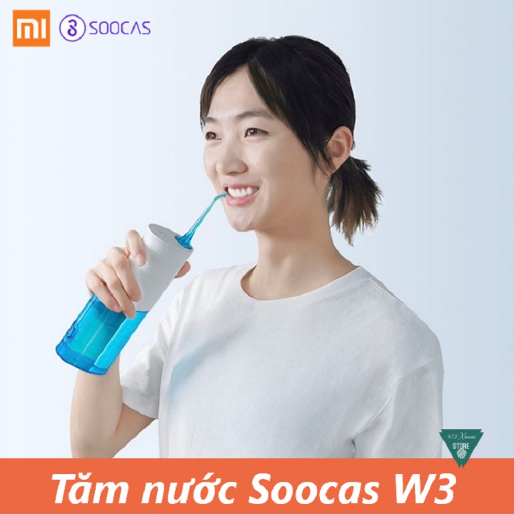 Máy tăm nước Xiaomi Soocas W3 - Bình xịt vệ sinh răng miệng Xiaomi Soocas W3