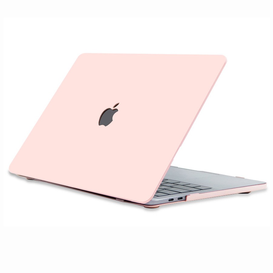 Ốp Macbook, Case Macbook Hồng Pastel (Tặng Nút Chống Bụi, Kẹp Chống Gẫy Sạc)