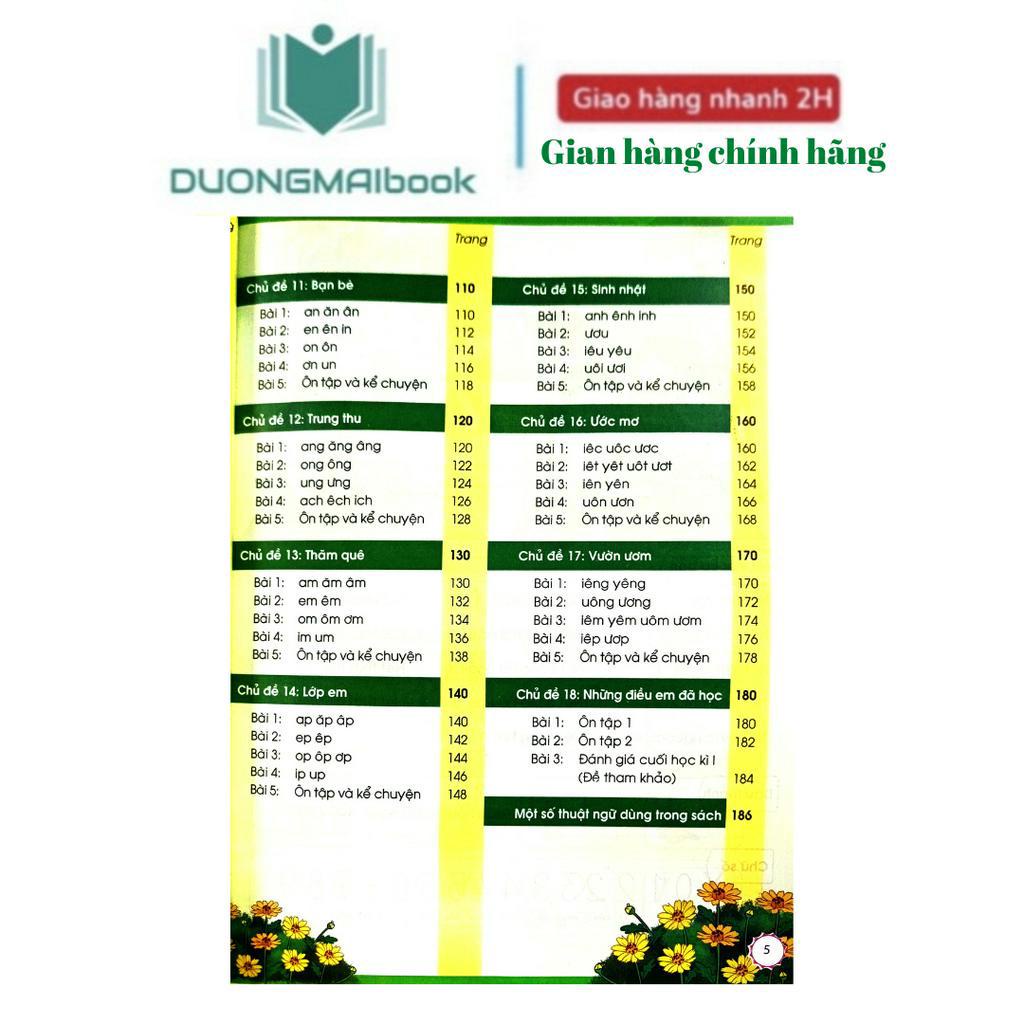 Sách giáo khoa Tiếng Việt 1 - Chân trời sáng tạo