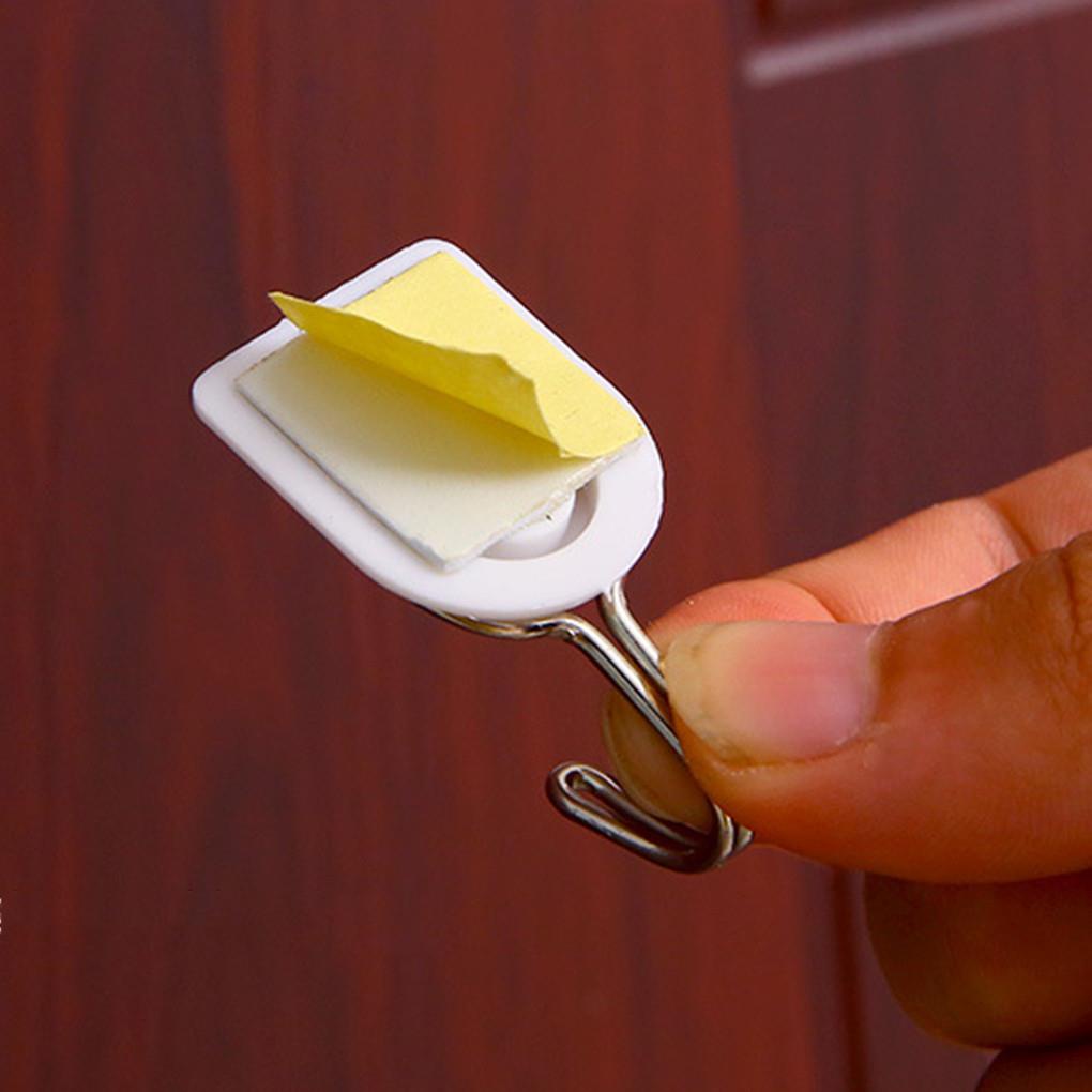 1 / 5 / 10 / 20 Móc Treo Đồ Dán Tường Tự Dính Tiện Dụng