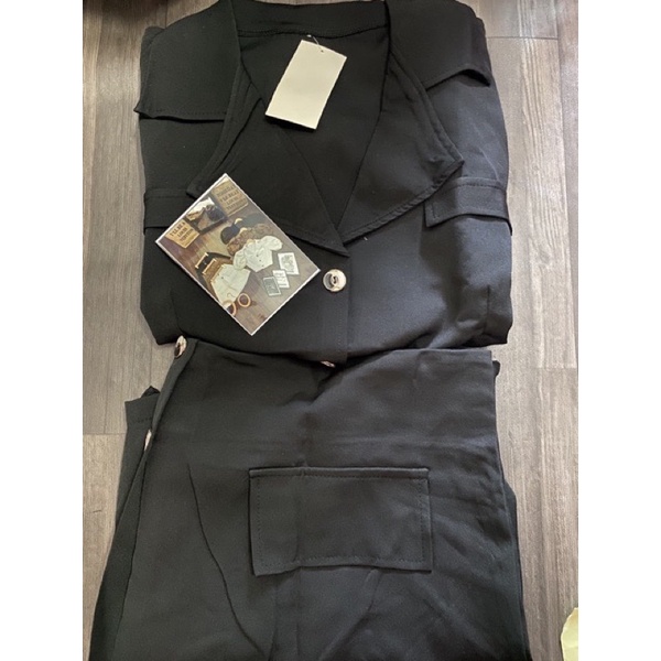 Sét áo kiểu vest + chan váy A bigsize 55kg-95kg