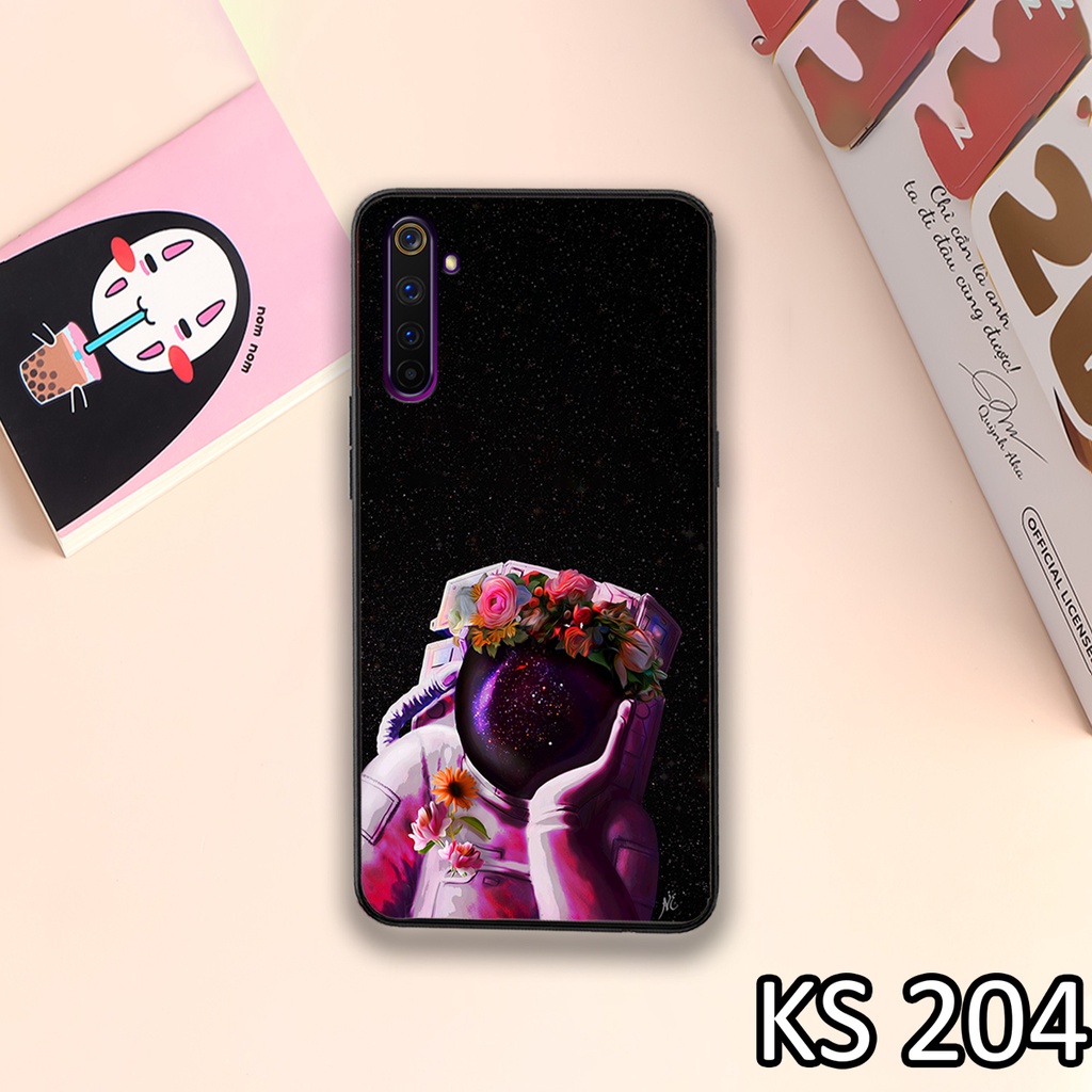 [HOT] Ốp lưng Realme 5/Realme 5i/Realme 5 Pro/Realme 6/Realme 6 Pro in hình Phi hành gia siêu dễ thương