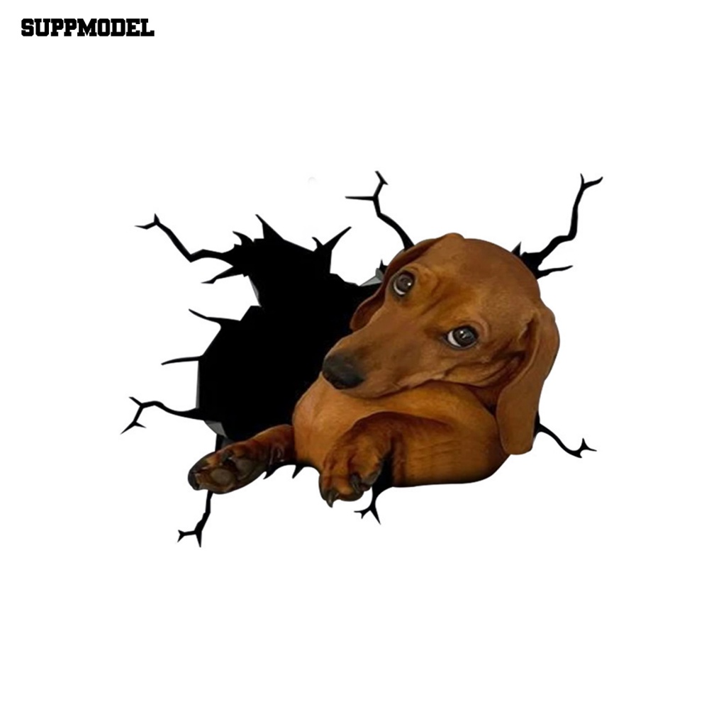 Miếng Dán Vinyl Hình Động Vật 3D Dễ Lên Màu Trang Trí Xe Hơi