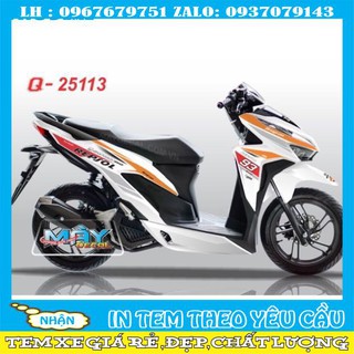 Tem rời Vario 150 Repsol 3 lớp ko bay màu