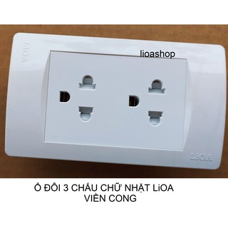 Ổ ĐÔI 3 CHẤU CHỮ NHẬT LiOA.