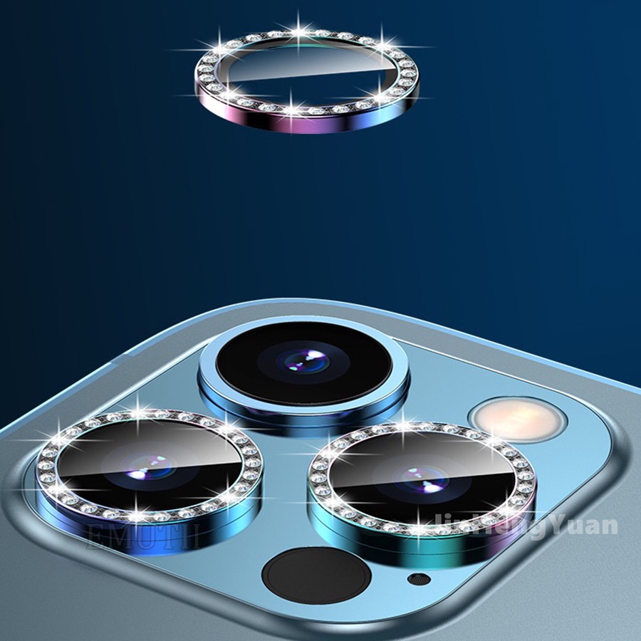 Khung viền bảo vệ camera sau thích hợp cho iphone 13 12 11 pro max 12mini