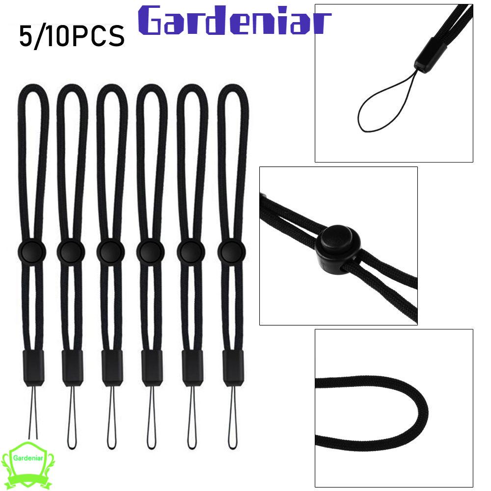 Bộ 5/10 Dây Buộc Bình Nước/Điện Thoại/Đèn Pin Kích Thước 14CM Màu Đen Có Thể Điều Chỉnh Chống Thất Lạc