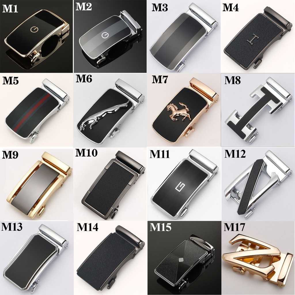 Thắt lưng nam da bò cao cấp-3 lớp-màu đen-khóa tự động nhiều mặt L104-DA THẬT-BH 24 tháng