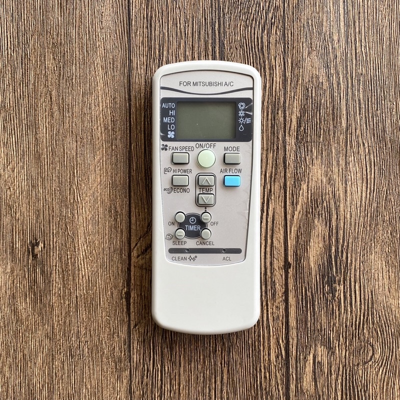 REMOTE máy lạnh MITSUBISHI xám