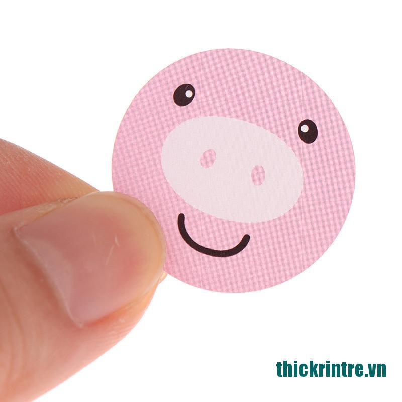 (Mới) 500 Miếng Dán Hình Động Vật Nông Trại Cho Bé