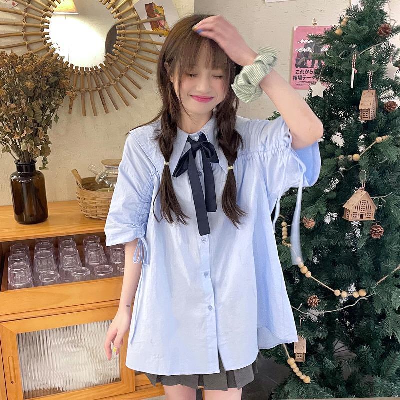 Áo Sơ Mi Ngắn Tay Thiết Kế Mới Mùa Hè Cho Nữ