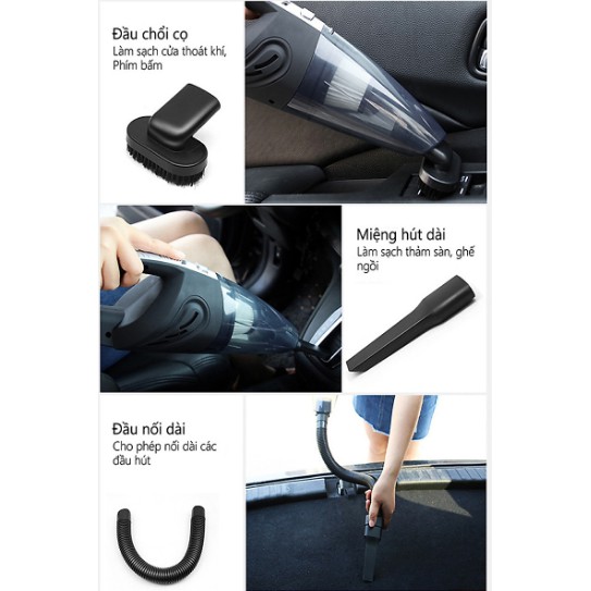 MÁY HÚT BỤI CẦM TAY MINI ĐA NĂNG DÀNH CHO Ô TÔ VÀ GIA ĐÌNH - R6053 | BigBuy360 - bigbuy360.vn