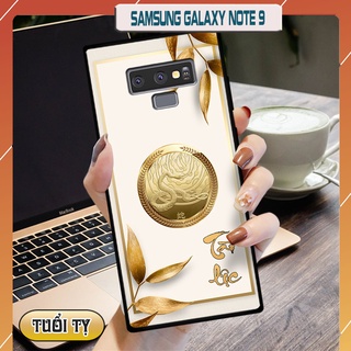 Ốp lưng kính 3D 12 con giáp - Samsung galaxy Note 9