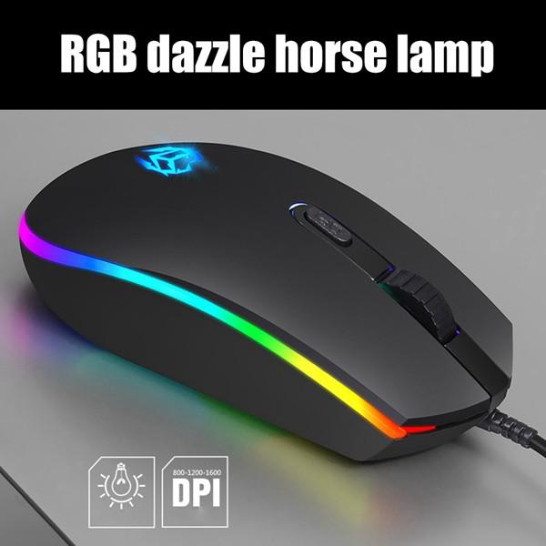 Chuột quang gaming 1000 DPI có đèn LED