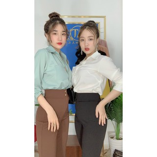 Áo Sơ Mi Công Sở Chất Mềm Cao Cấp, Cực Sang ( Nhiều Màu)