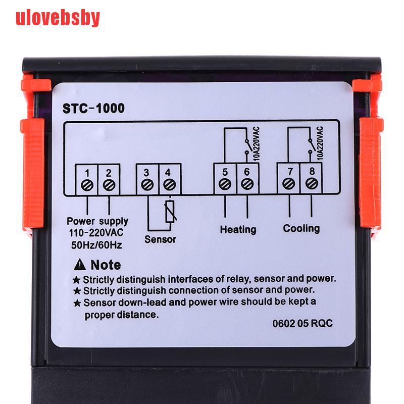 Bộ Điều Khiển Nhiệt Độ Điện Tử 220v Stc-1000 + Cảm Biến