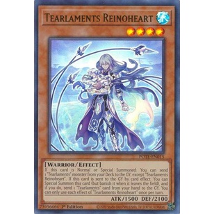 Thẻ Bài Yugi-Oh Tiếng Anh: Tearlaments Reinoheart - POTE-EN015 - Ultra Rare 1st Edition