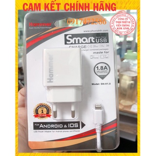 IP-Bộ Sạc  Iphone Hammer 1.8A  (1 cổng USB)- Hang chính hãng