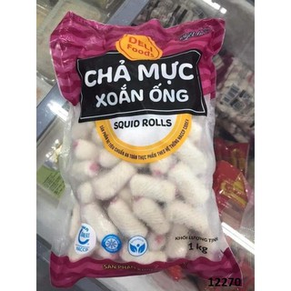 Chả mực xoắn ống dùng để chiên, thả lẩu đảm bảo ATVSTP cho trẻ nhỏ và cả gia đình