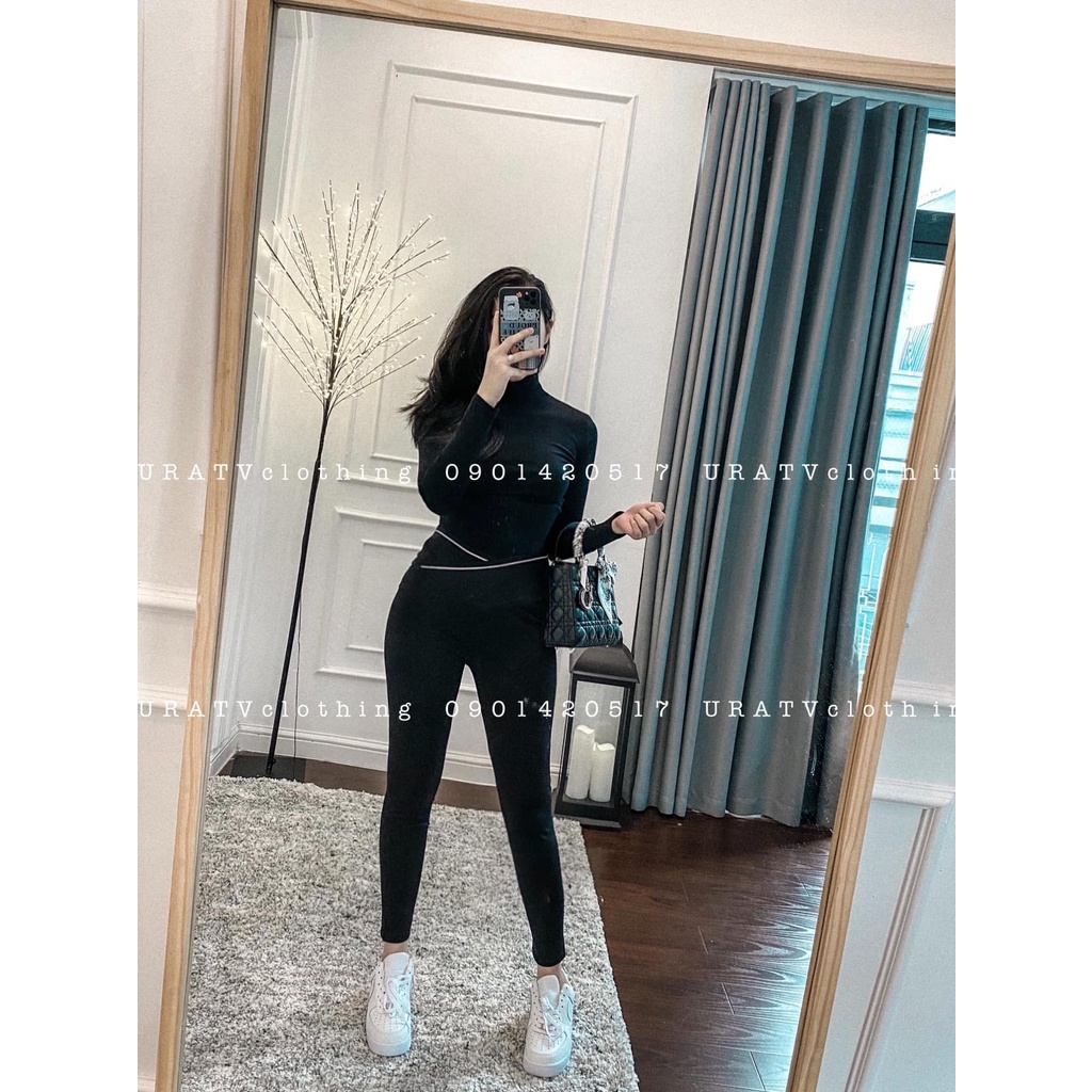 [FREESHIP-ẢNH THẬT] Quần Legging lưng đắp chéo