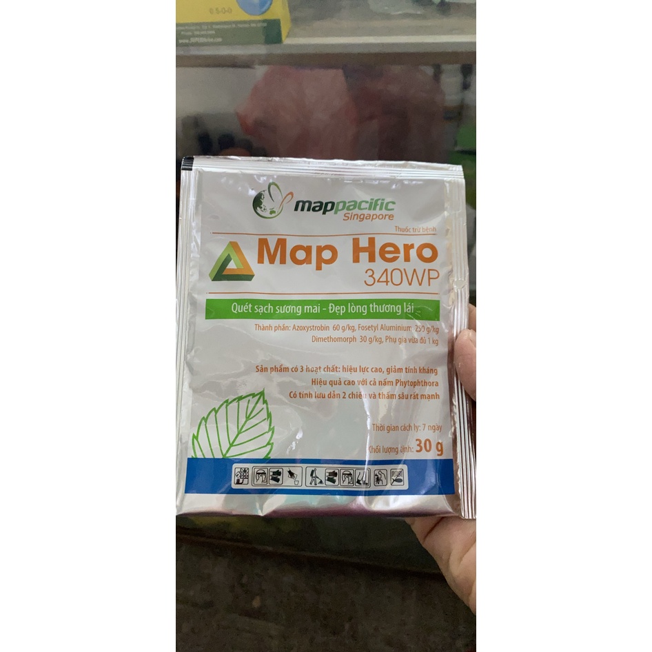 Map Hero 340wp  - Thuốc đặc trị sương mai, thán thư, thối thân, chảy nhựa