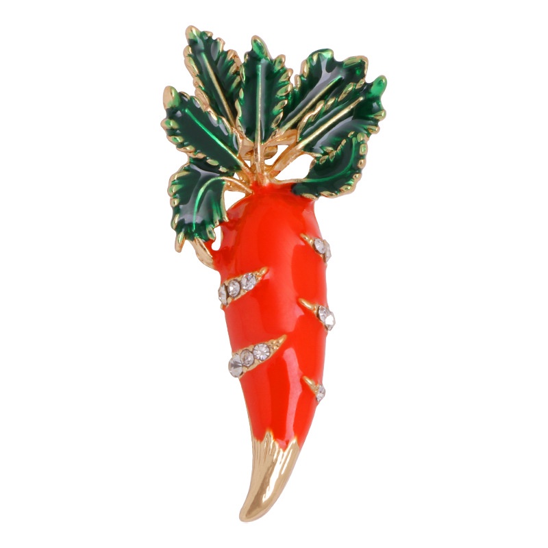 Trsince Ghim Cài Áo Hình Trái Cây Đính Đá Ngọc Trai Lựu Ngọc Trai Đáng Yêu Thời Trang Cho Nữ