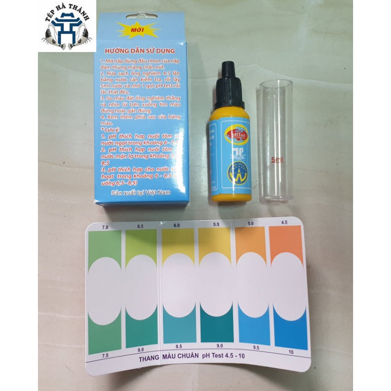 Dung Dịch Đo PH Test Kit TP Cho Bể Cá Cảnh, Bể Thủy Sinh