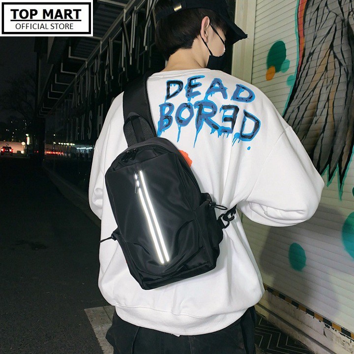 Túi Đeo Chéo Thời Trang Basic Chống Nước, Khóa Phản Quang TC08-D