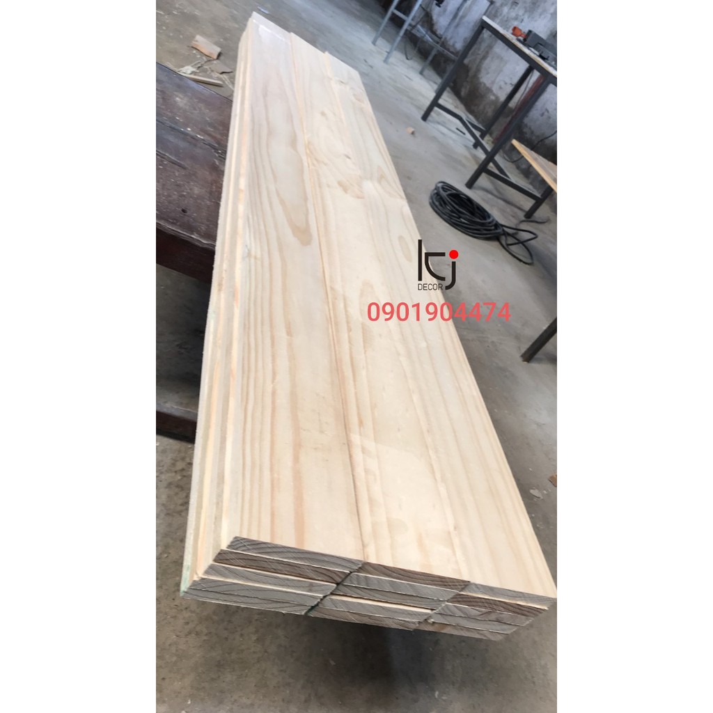 - TẤM GỖ THÔNG DÀI 160x19.5x2CM LÁNG MỊN 4 MẶT
