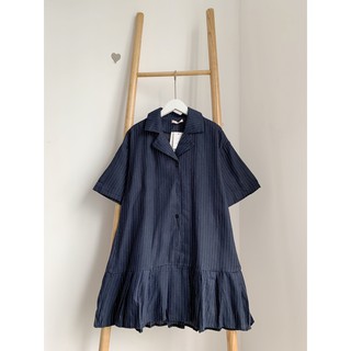 váy suông đuôi cá kẻ sọc VB70 1994closet