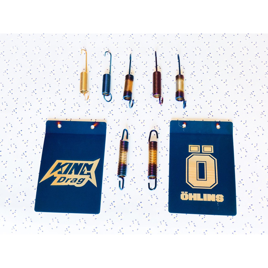 Lò Xo inox Mạ Titan cho Chân Chống Nghiêng và Chống Đứng các loại xe máy