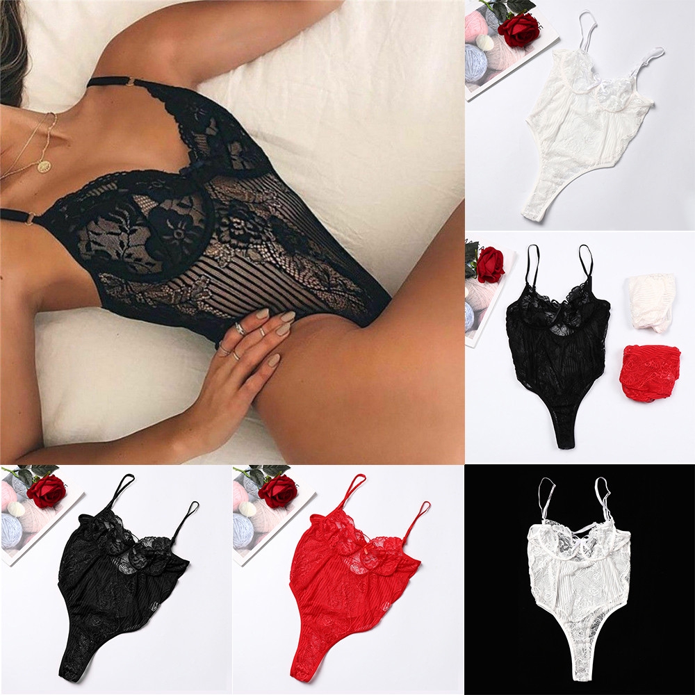 FREESHIP ĐƠN 99K_ Bodysuit ren gợi cảm , cổ chữ V dành cho nữ