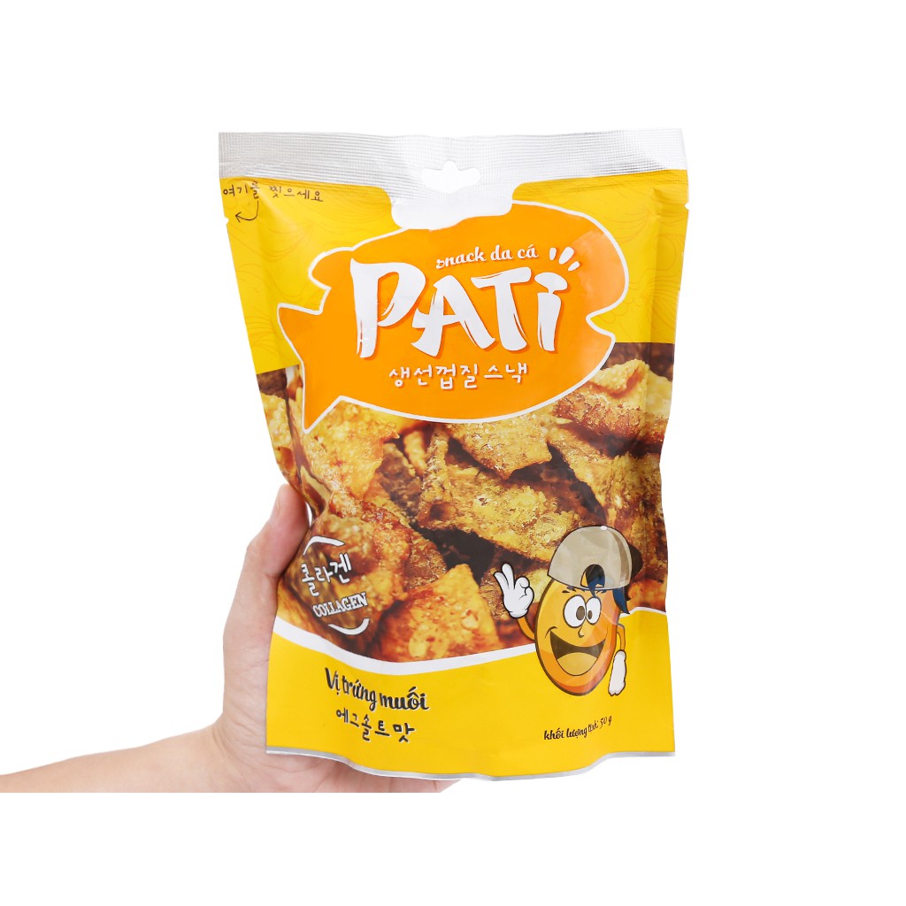 Da cá vị trứng muối PATI 50g