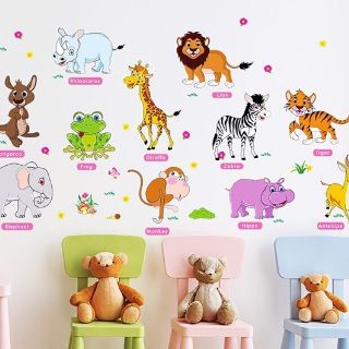 Decal dán tường hình thú DTGH