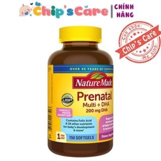 Vitamin Bầu Natures Made Prenatal DHA