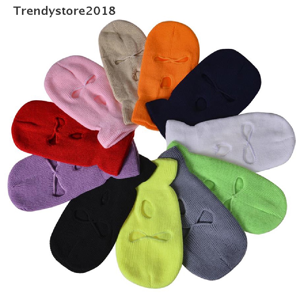 Mũ beanie kèm khẩu trang 3 lỗ giữ ấm mùa đông thời trang 2018
