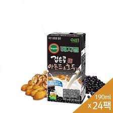 [ÍT ĐƯỜNG] SỮA HẠT- SỮA ÓC CHÓ HẠNH NHÂN ĐẬU ĐEN HÀN QUỐC VEGEMIL 16 hộp x 190ml- DATE:03.2022