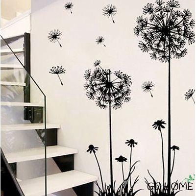 Decal dán tường câu bồ công anh