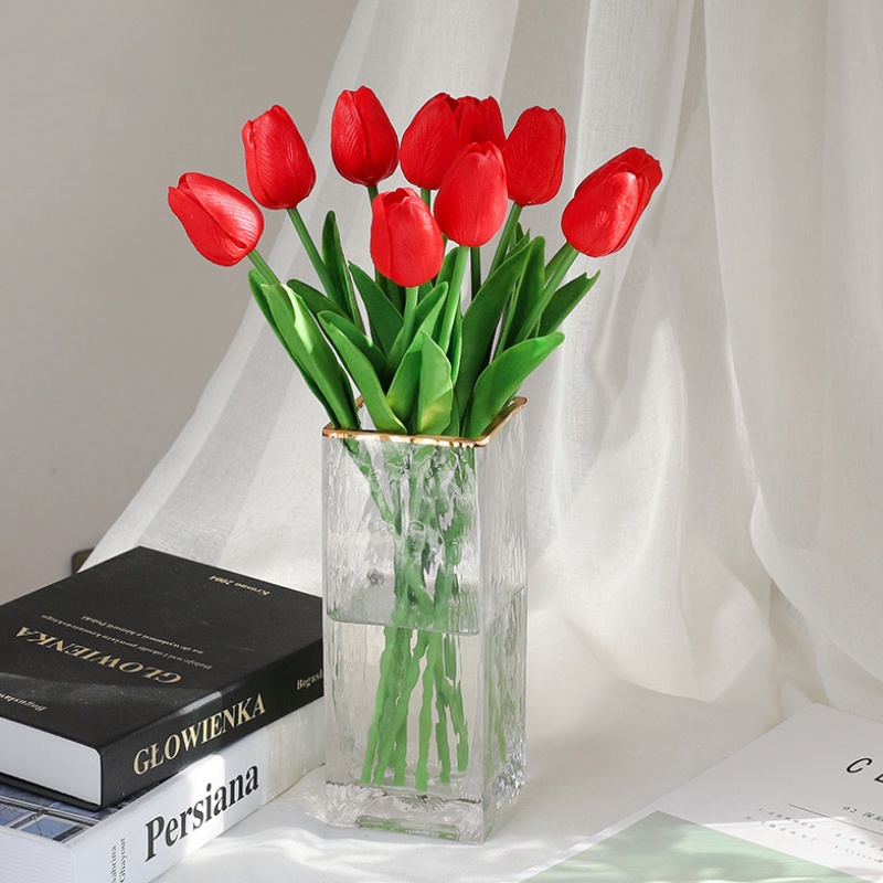 Hoa Giả - Hoa Tulip nhiều màu sắc 33cm trang trí xinh xắn, nhẹ nhàng, phụ kiện decor | BigBuy360 - bigbuy360.vn