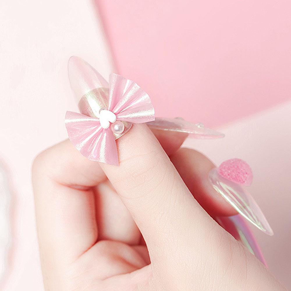 Miếng Dán Trang Trí Móng Tay 3D Hình Mickey / Bươm Bướm / Bông Tuyết Chất Liệu Mềm Mại DIY