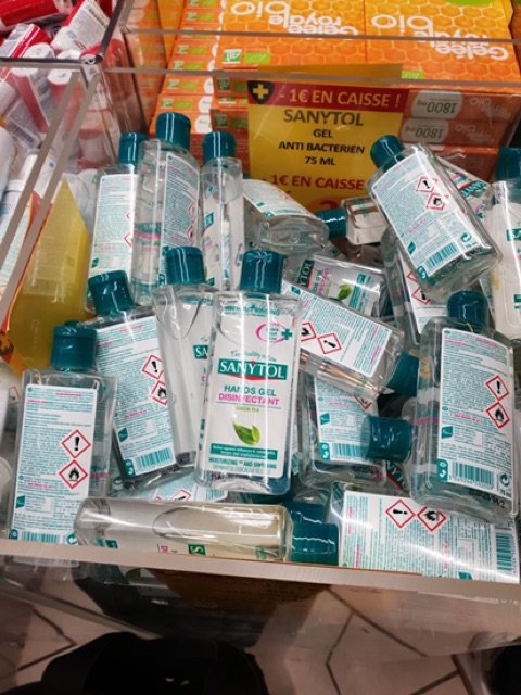 Gel rửa tay khô Sanytol 75ml - Hàng chuẩn pháp
