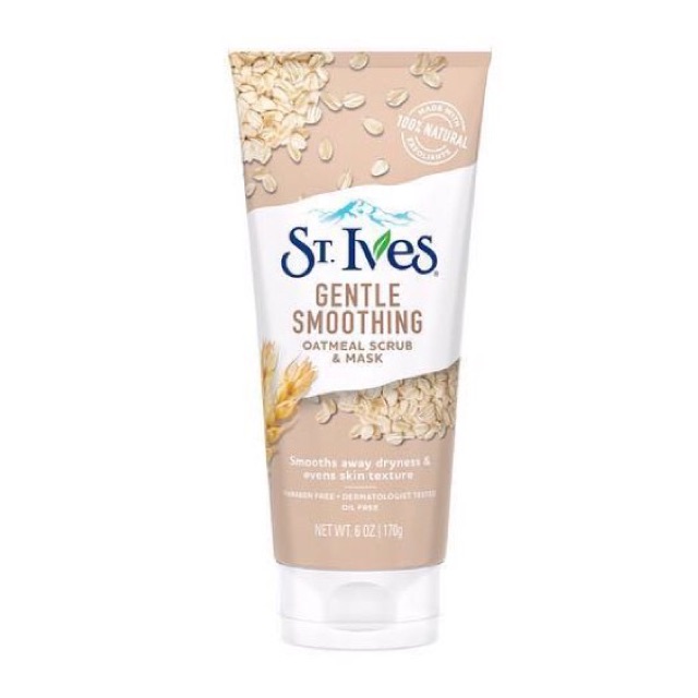 Tẩy da chết ST. Ives Mỹ Đào Mơ, Lúa Mạch 170g